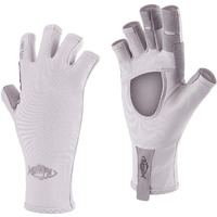 Palmyth Uv Protection Fishing Fingerless Gloves Upf50+ Sun Gloves Men Women For Kayaking, Hiking, Paddling, Driving, Canoeing, Rowing (Air Light Gray, Xx-Large)