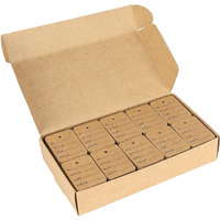 G2Plus 1000 Pcs Price Tags,1.94 "" X 1.38 "" Kraft Paper Tags, Clothes Size Lables Coupon Tags Making Lables Store Tags Without String, Clothing Tags With Exquisite Box Package