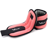 Vivitory Ankle Weights For Women & Men, Leg Weights From 2.2 To 6.6 Lbs Per Pair, Arm Weights, Ankle Wrist Weights Set For Strength Training, Jogging, Gymnastics, Aerobics, Physical Therapy (1 Lb Each (2 Lbs Pair), Pink)