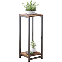 Vondream Tall Plant Stands Indoor, 2 Tier Plant Table, Corner Plant Stands For Indoor Plants Multiple, Small Side Table For Indoor Plants, Tall Plant Table