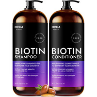 Biotin Shampoo And Conditioner Shampoo For Thinning Hair And Hair Loss - Routine Shampoo And Conditioner For Women Hair Loss Hair Thickening Shampoo -A Biotin Shampoo And Conditioner For Hair Growth