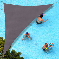 Sunlax Sun Shade Sail, 10'X 10'X14' Dark Grey (Gray) Right Triangle Canopy Shades For Outdoor Patio Cloth Pergola Cover Sunshade Sails Uv Blocking