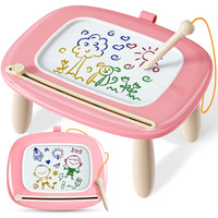 Kikidex Toddlers Toys Age 1-3, Magnetic Drawing Board, Toddler Girl Toys For 1-2 Year Old, Doodle Board Pad Learning And Educational Toys For 1 2 3 Year Old Baby Kids Birthday Gift