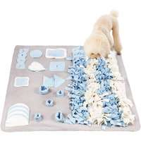 Stellaire Chern Snuffle Mat For Small Large Dogs Nosework Feeding Mat (39.4"" X 39.4"") Easy To Fill And Machine Washable Training Mats Pet Activity/Toy/Play Mat, Great For Stress Release - L