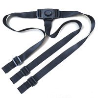Zarpma High Chair Straps, 3 Point Harness Straps Belt For Child Kid Chair Strap For Ikea Antilop High Chair (Black)