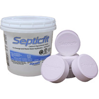 Septicfit Septic Chlorine Tablet - 6 Tablet Pail - 2 Lbs - Not For Use In Swimming Pools