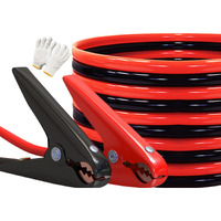 Autogen Heavy Duty Jumper Cables, Booster Cables 1 Gauge 25Feet 900Amp Automotive Jumper Cables Kit For Car, Suv, And Trucks With Professional Clamps And Carrying Bag