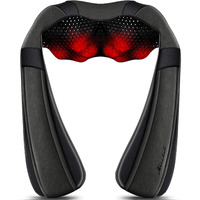 Mirakel Neck Massager, Back Massager With Heat, Electric Shoulder Massager, Shiatsu Back Neck Massager Relief Back Pain, Neck Pain, Back And Neck Massager Birthday Gifts