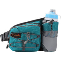 Yuoto Outdoor Fanny Pack With Water Bottle Holder For Walking Hiking Hydration Belt Waist Bag