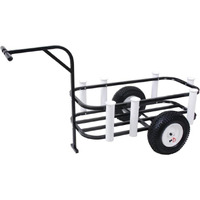 Sea Striker Deluxe Surf, Pier And Beach Cart - Outdoor Fishing Rolling Wheel Wagon