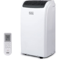 Black+Decker 12,000 Btu Air Conditioner Portable For Room Up To 550 Sq. Ft, 4-In-1 Ac Unit, Dehumidifier, Heater, & Fan, Portable Ac With Installation Kit & Remote Control,White