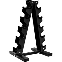 Fitness Alley Steel Dumbbell Rack - 5 Tier Weight Holder & 5 Tier Weight Rack Dumbbell Stand - Dumbbell Holder - Dumbbell Rack Stand - Weight Racks For Dumbbells Of Various Sizes