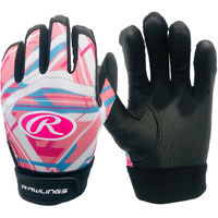 Rawlings Remix T-Ball/Coach Pitch Batting Gloves | Boys & Girls Size Youth Xs | Pink