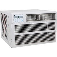 Perfectaire 12,000 Btu Air Conditioner With Electric Heater Window Ac With Heat, 1200011600, Gray