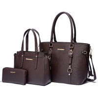 Montana West 3Pcs Purses For Women Tote Bag And Wallet Set Shoulder Satchel Crossbody Bags Leather Handbag For Gift Travel Casual Work Mwc3-C032Wcf