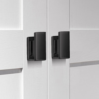 Vehcil Square Cabinet Knobs,20 Pack Single Hole Matte Black Cabinet Handles Hardware For Kitchen Cupboard Closet Bathroom Dresser Drawer,Solid Zinc Alloy