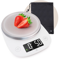 Greater Goods Premium Baking Scale With Bag - Ultra Accurate, Digital Kitchen Scale Prep Baked Goods, Weigh Food And Coffee, Or Use For Meal Prep Four Units Of Measurement Designed In St Louis