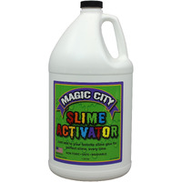 Magic City Slime Activator - Non Toxic, Just Add To Your Favorite Slime Glue For Great Slime Every Time, Made In Usa (1 Gallon)