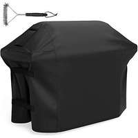 Nupick 7106 For Weber Spirit 2 & 3 Burner Grill, 52 Inch Grill Cover For Spirit 210/310, Spirit Ii E210/E310, Fits For Spirit 200 & 300 Series Gas Grill, Come With 3-Side Grill Brush