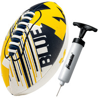 Franklin Sports Michigan Wolverines Football - Youth Mini Football - 8.5"" Football- Spacelace Easy Grip Texture- Perfect For Kids !