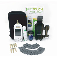 Onetouch Blood Sugar Test Kit | 1 Includes Blood Glucose Meter, 1 Lancing Device, 30 Lancets, 30 Test Strips, & Carrying Case | Diabetes Testing Kit For Blood Glucose Monitoring