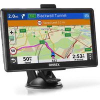 Ohrex Gps Navigation For Truck Car With Bluetooth,7 Inch Gps For Truck Drivers Commercial,Trucker Gps Navigation Systems, Free Lifetime Map Updates