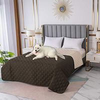 Waterproof Blanket Dog Bed Cover - Rbsc Home Non Slip Large Sofa Cover Incontinence Mattress Protectors For Pets Dog Cat (8682Coffee)