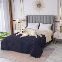 Waterproof Blanket Dog Bed Cover - Rbsc Home Non Slip Large Sofa Cover Incontinence Mattress Protectors For Pets Dog Cat (86X82, Darkblue)