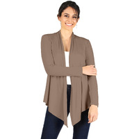 Simlu Khaki Cardigans For Women, Khaki Cardigan Plus Size And Reg, Khaki Lightweight Sweater Cardigan, Xx-Large