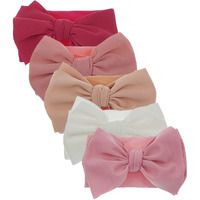 Kidocheese Baby Girl Bows Nylon Headbands With Bows Hair Bow Handmade Hairbands Elastics Hair Accessories For Newborn Infant Toddlers Kids (Kk69-04)