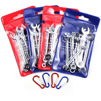 Speedwox Mini Handle Wrench Set Metric Sae Ignition Wrench Set Open End And Box End Mini Size Portable Standard Combination Wrench Spanner Necessary Repair Tools For Assembling Furniture