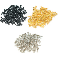 3Mm Electric Guitar Bass Pickguard Screws Pick Guards Scratch Plate Mounting Screws For Fender Strat Tele Sg Lp Guitar Bass Replacement (Mixed Color 150 Pack)