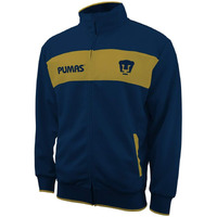 Icon Sports Pumas Unam Jacket - Official Menas Casual Full Zip Up Track Jackets Club Universidad Nacional Soccer Football Active Top Pu52Tj L
