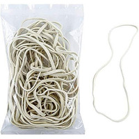 Extra Large 8 Inch Big Postal Rubber Band - White Color Heavy Duty Elastic Biodegradable Natural Rubber Bands Pack Of 60 Pcs
