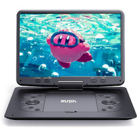 16.9 ' 'Portable Dvd Player With 14.1 ' 'Hd Large Screen, 5 Hours Rechargeable Battery, Kids Dvd Players For Car Travel, Usb/Sd Card/Sync Tv And Multiple Disc Formats, Black