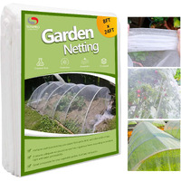 Garden Netting Pest Barrier, Plant Covers 8X24Ft Mesh Mosquito Net Bird Netting For Garden Protection, Plant Netting For Raised Garden Beds Row Cover