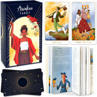 Awaken Tarot Cards With Guide Book - Modern Tarot Deck Inspired By The Rider Waite Tarot Deck - Tarot Cards For Beginners And Professionals, Beginner Tarot Decks With Guidebook, Tarot Cards Deck
