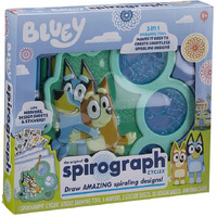 Spirograph Cyclex Studio Bluey - The Easy Way To Make Countless Amazing Designs - Rotating Stencil Wheel Art Kit - Ages 5+