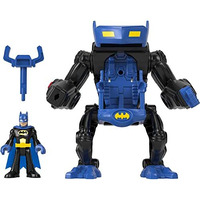 Imaginext Dc Super Friends Batman Toys, Battling Robot With Batman Figure And Lights For Preschool Pretend Play Ages 3-8 Years
