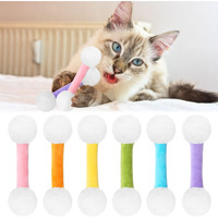 Ciyvolyeen Swabs Catnip Toys Set Of 6 Soft Plush Kicker Toys - Interactive Kitty Kick Sticks For Cat Lovers Gift - Sturdy Teething Chew Toy