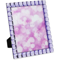 Isaac Jacobs Decorative Sparkling Light Purple Jewel Picture Frame, Photo Display  Home Dacor (8X10, Light Purple)