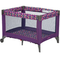 Cosco Funsport Compact Portable Playard, Lightweight, Easy Set Up, Foldable Baby Playpen With Carry Bag, Butterfly Twirl