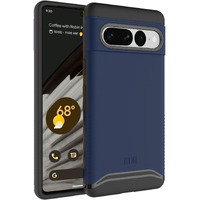 Tudia Dualshield Designed For Google Pixel 7 Pro Case (2022), [Merge] Shockproof Military Grade Slim Dual Layer Heavy Duty Raised Edge Protection With Mmwave 5G Antenna Cutout - Indigo Blue