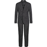 Van Heusen Boys' Big 2-Piece Formal Suit Set, Mini Black, 20 Husky