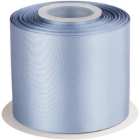 3"" Inch Double Faced Satin Ribbon French Blue Solid Polyester Craft Ribbon - 25 Yards Perfect For Gift Wrapping, Crafts, Wreath, Wedding Party Ceremony Decoration, Floral Arrangement, Sewing