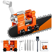 Chainsaw Sharpener Jig Kit, Portable Chainsaw Sharpening Tool With Burr Grinding Stone  Cleaning Brush, Manual Chain Saw Blade Sharpener Attachment For Chainelectric Saw, Lumberjack, Garden Worker