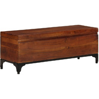 Vidaxl Storage Trunk 43.3""X13.8""X16.1"" Solid Acacia Wood