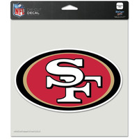 San Francisco 49Ers Decal 8X8 Die Cut Color