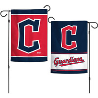 Cleveland Guardians Flag 12X18 Garden Style 2 Sided