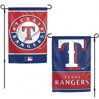Texas Rangers Flag 12X18 Garden Style 2 Sided